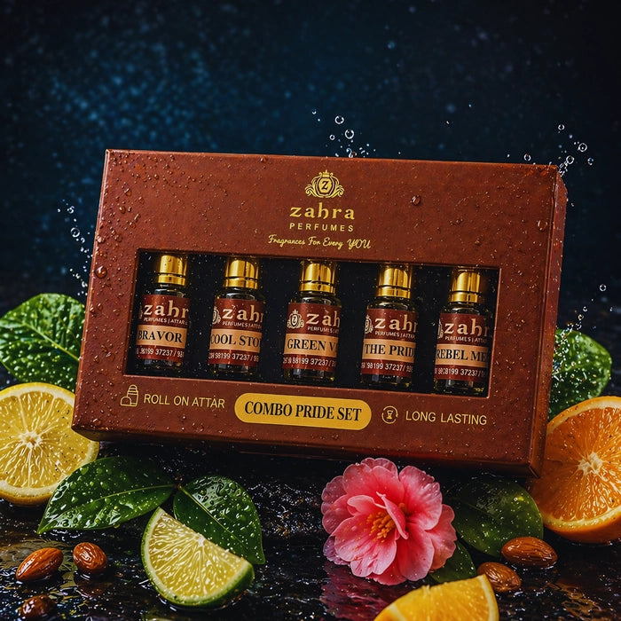 COMBO PRIDE SET - SET OF 5 ATTAR 2.5 GM /3Ml each