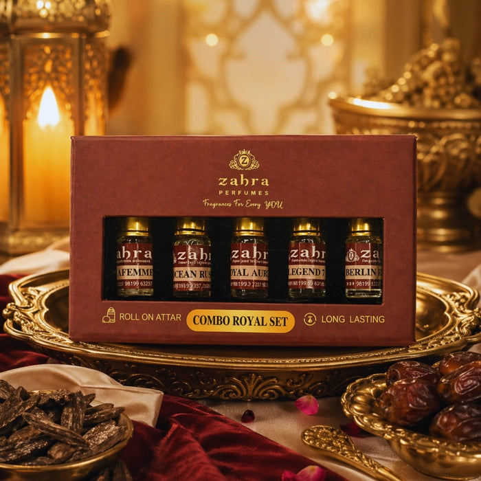 COMBO ROYAL SET - SET OF 5 ATTAR 2.5 GM /3Ml each