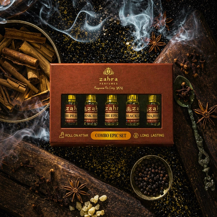 COMBO EPIC SET - SET OF 5 ATTAR 2.5 GM /3Ml each